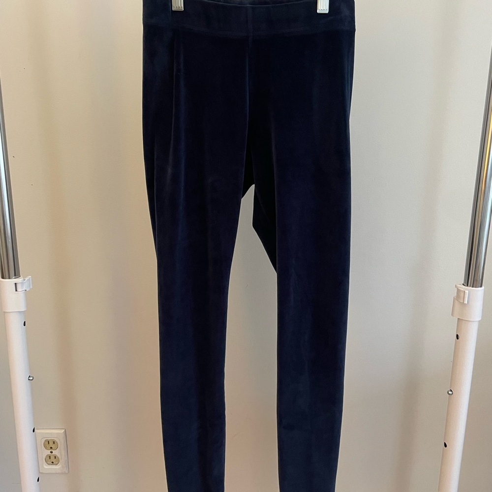Old Navy Dark Blue Velvet Leggings